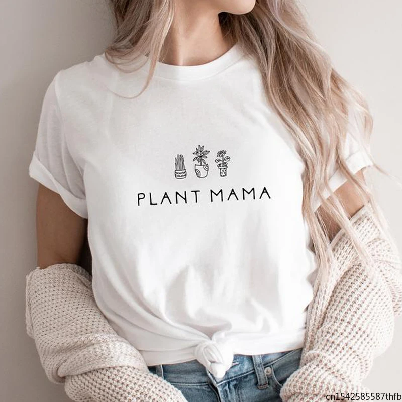 

Plant Mama T-shirt Cute Women Gardening Graphic Tee Shirt Top Funny Crazy Plant Lady Gift Tshirt