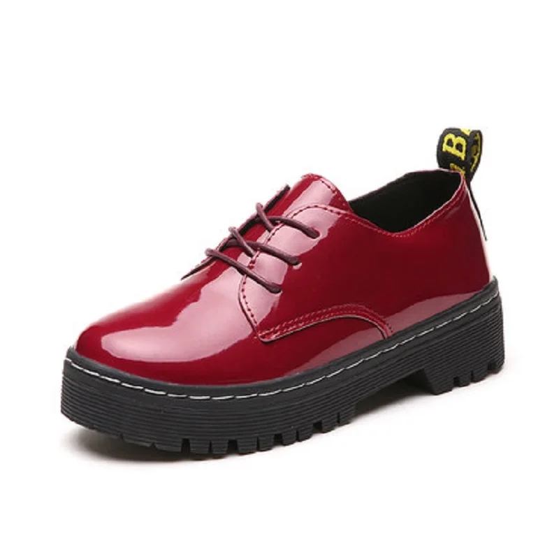 Корейская версия Новая женская обувь повседневная на плоской подошве British wind