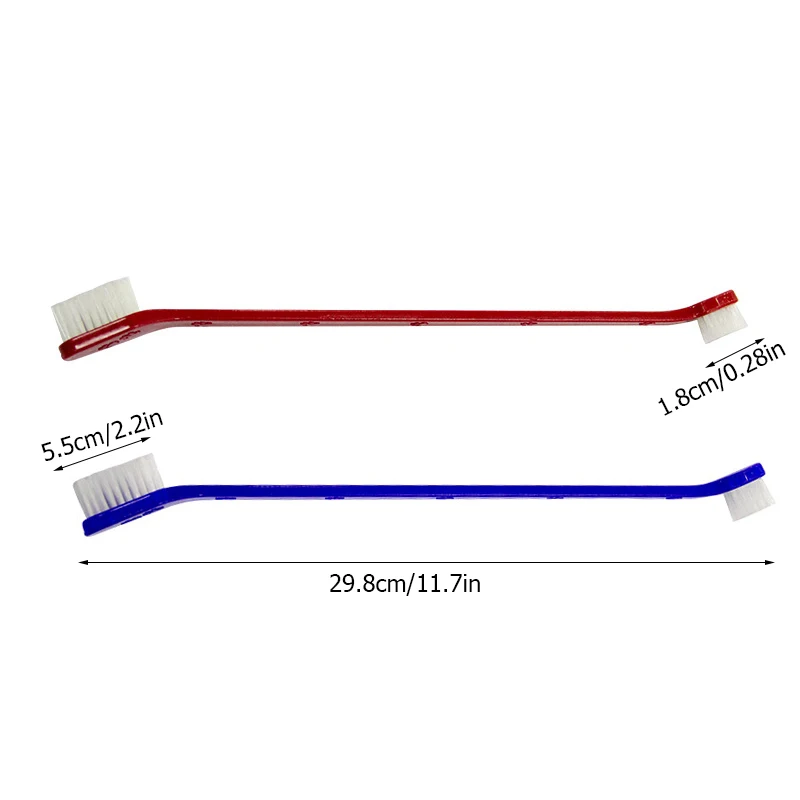 

New Double Ended Dog Toothbrush 2PCS Cats Dog Dental Care Pet Toothbrush Pet Accessories Safety Teeth Clean Pet Supplies