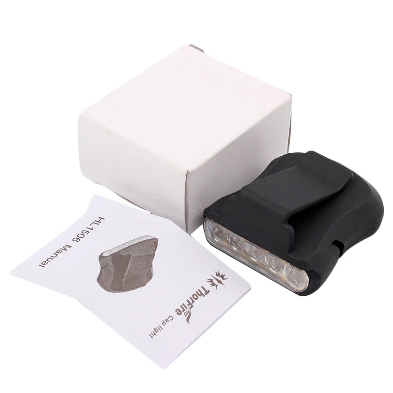 5 светодиодных головных фонарей колпачок свет 90 градусов поворотный зажим-на