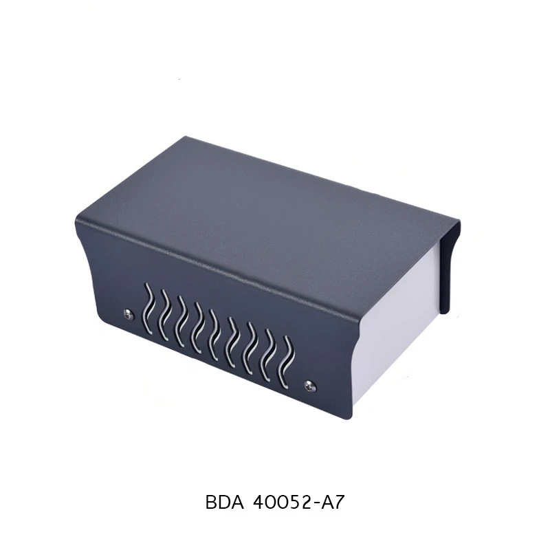 BDA40052-A7 Железный корпус DIY электрическая коробка железная распределительная коробка Железный чехол для инструментов на заказ Рабочий стол высококачественный корпус 140*90*60 мм - Цвет: BDA40052-A7