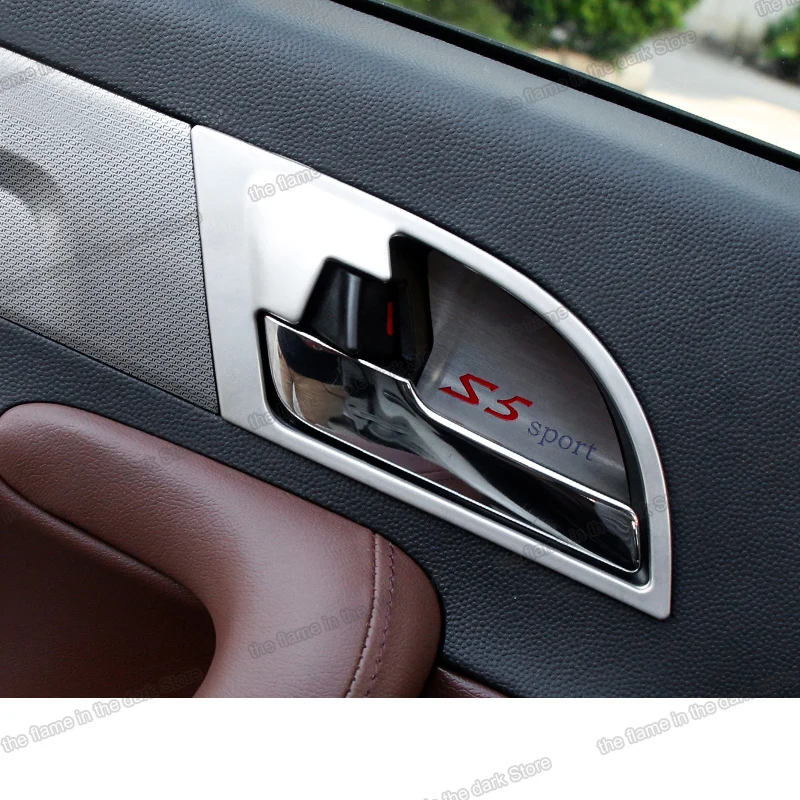 Lsrtw2017 нержавеющая сталь автомобильная внутренняя дверная ручка Чаша отделка