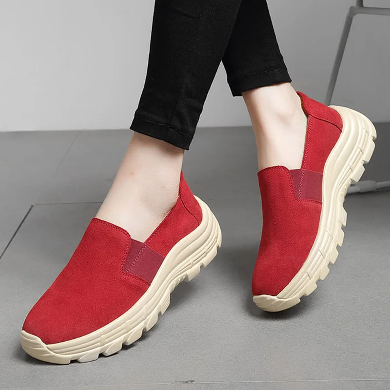 

Кроссовки женские из искусственной кожи, на плоской подошве, массивные, 35-42, лето, 2021