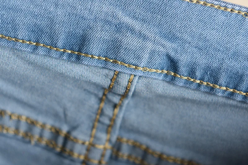 Женские узкие джинсы с высокой талией облегающие джинсовые брюки размера плюс