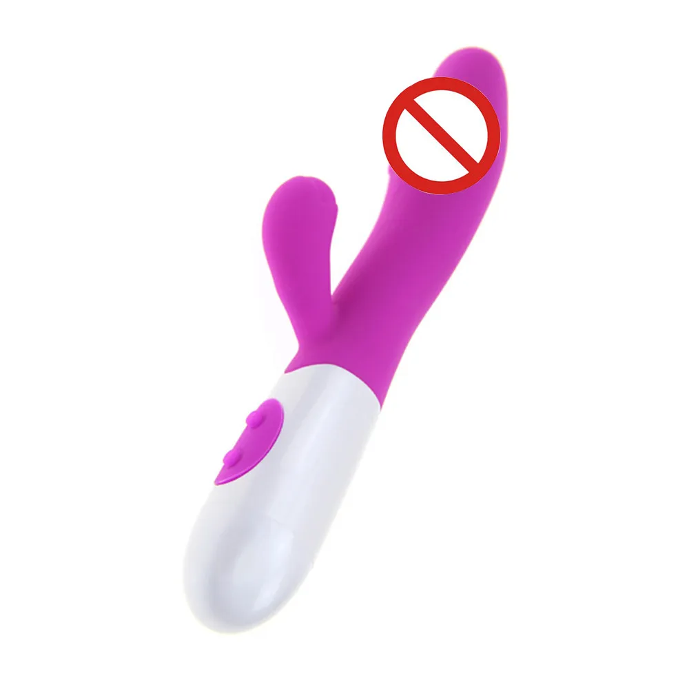 Вибратор для точки G фаллоимитатор силиконовый двойная вибрация Стимулятор