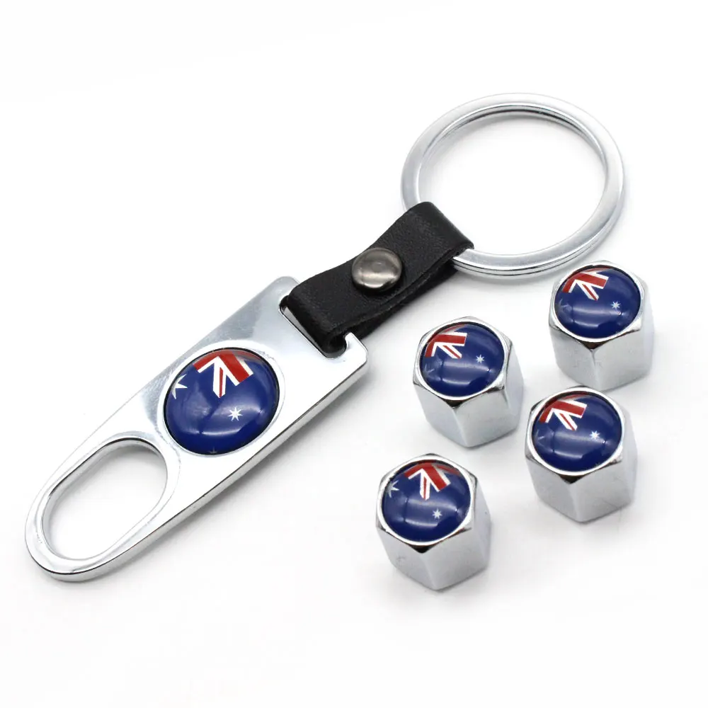 5 шт./компл. Австралийский Флаг Стиль противоугонные автомобильные колеса