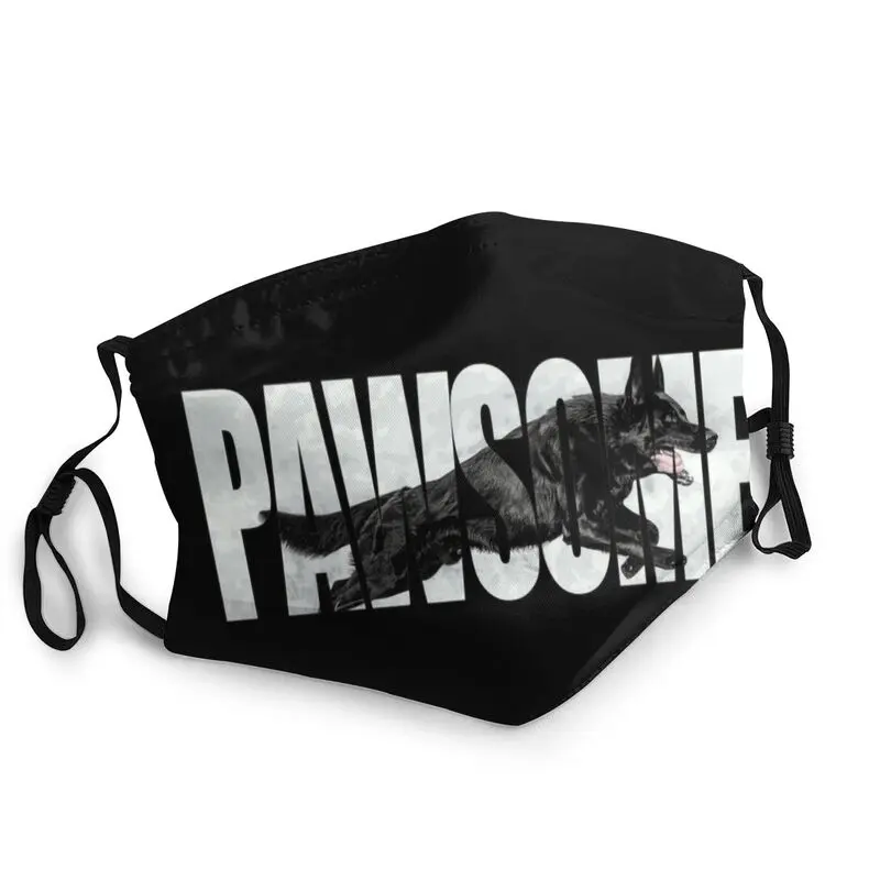 

Черный Пособия по немецкому языку пастырь Pawsome Non-одноразовая маска для лица Для мужчин собака Lover Маска против дымки пыли защитный респират...