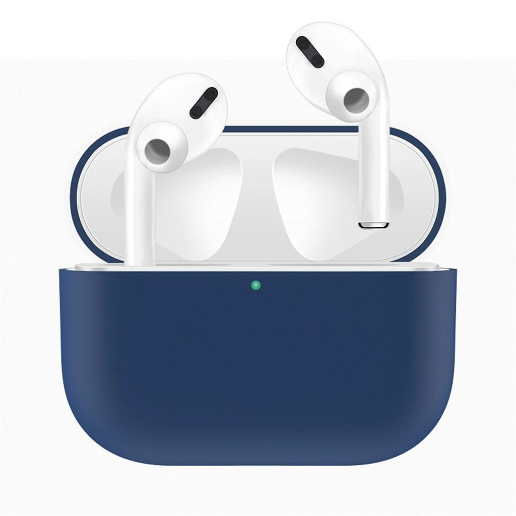 Для Airpods Pro зарядный чехол Ультратонкий силиконовый Видимый передний