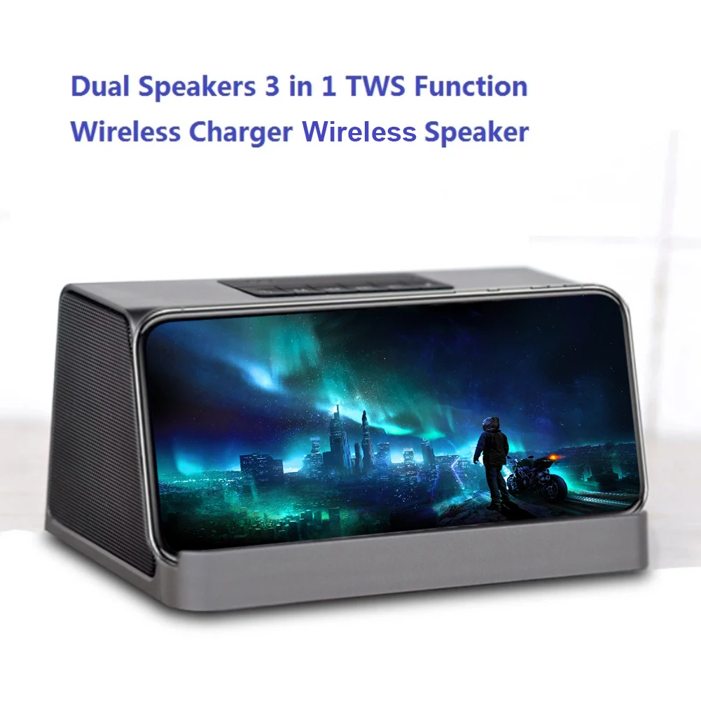 Многофункциональный Bluetooth-динамик Портативная Беспроводная подставка для