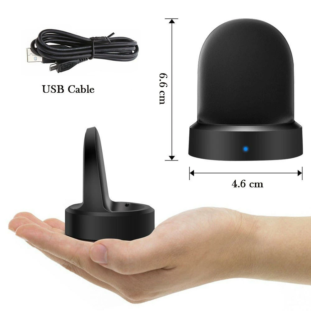 

Charger Stand For Samsung Galaxy Gear S2 S3 Frontier Classic Watch Accessories Magnet Wireless Power Charging Dock Replacement