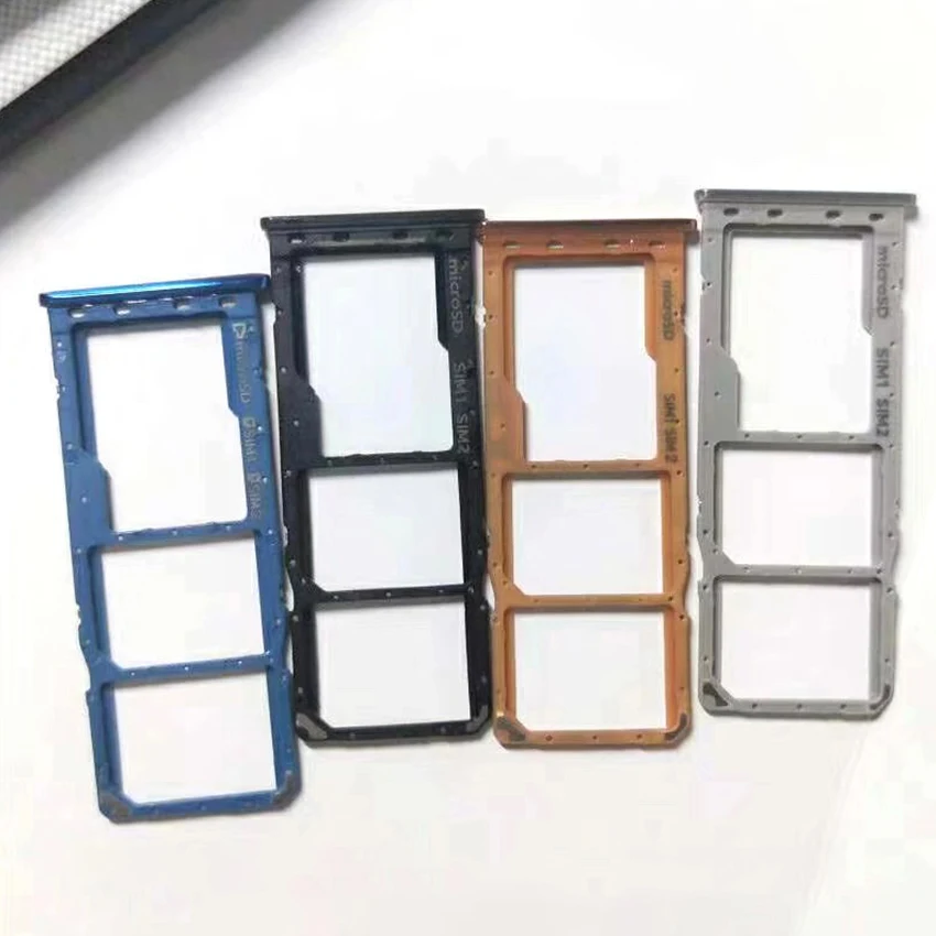Держатель лотка для Sim для samsung Galaxy A50 A30 A20 слот для sim-карты Держатель Ремонт Часть протестирована хорошо