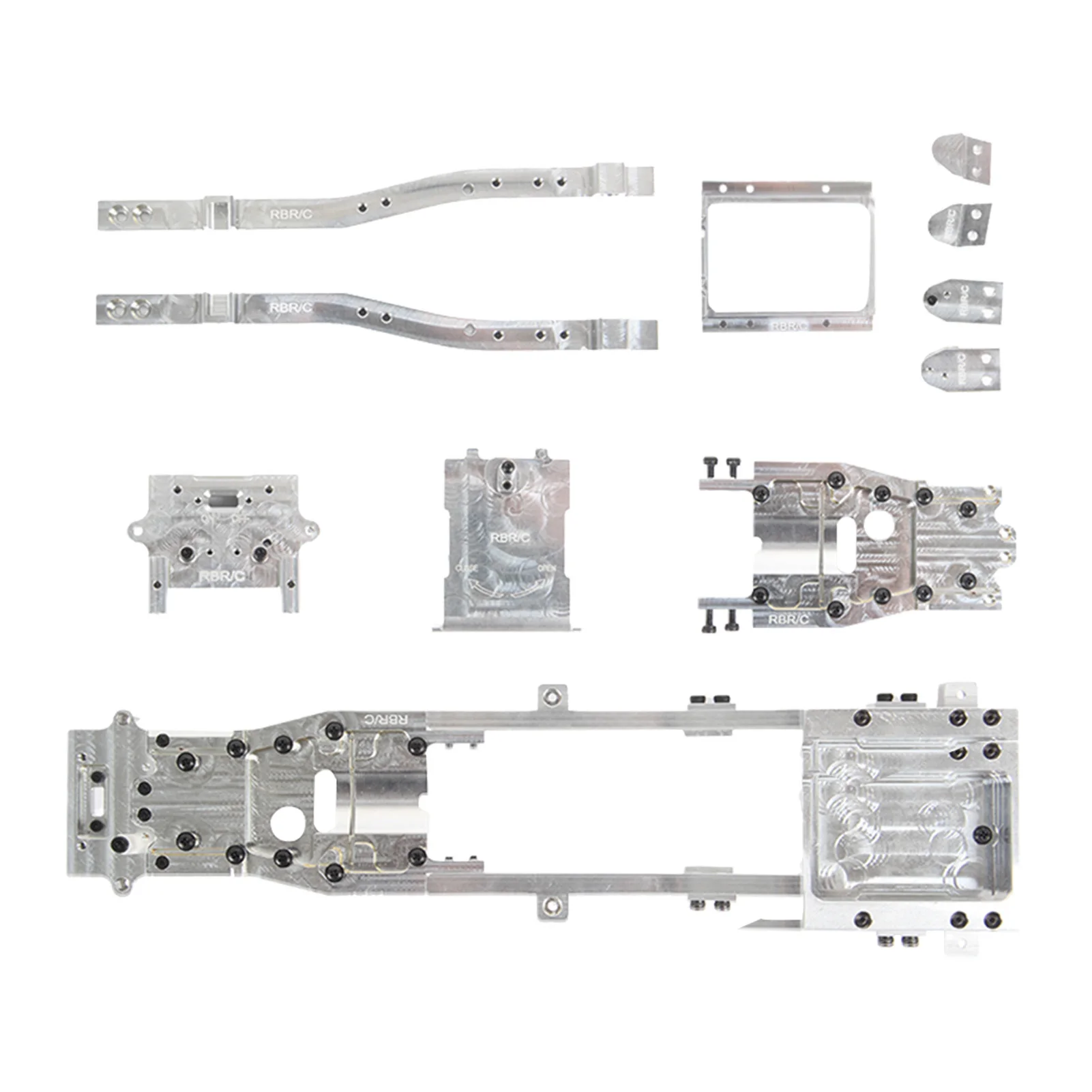 

1:10 Rc Car Chassis Kit Durable Drift Professional Model Toy Outdoor Replacement Parts Portable Accessories Metal For WPL D12