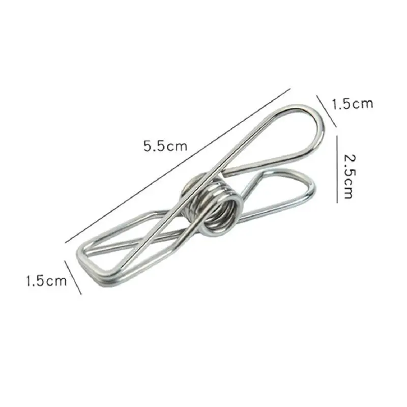 Новое поступление 20 шт. прищепки для одежды из нержавеющей стали вешалки пляжные