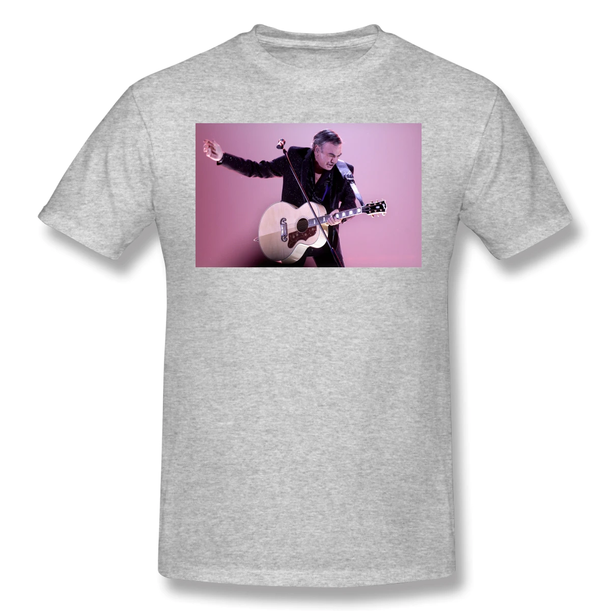 Мужская Базовая футболка с коротким рукавом и графическим принтом R358 - купить по