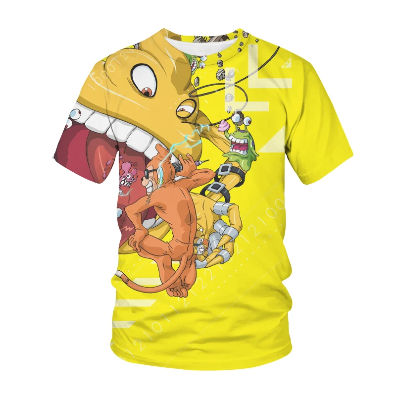 

Anime T-Shirt Digimon Adventure 3D Printed Men Women Streetwear Digital Monsters T Shirt Kids O-Neck Tees Tops Boy Girl Clothing