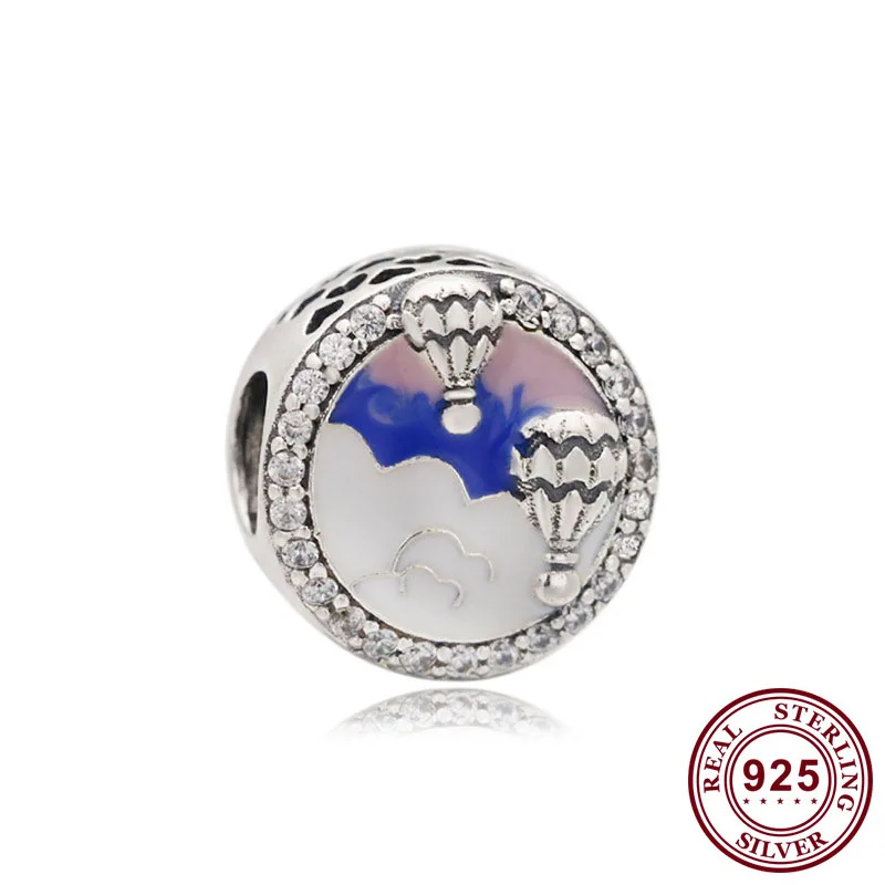 

Original 925 Sterling Silver Bead Innovative Hot Air Balloon Beads Fit Pandora Women Bracelet & Necklace Diy Jewelry