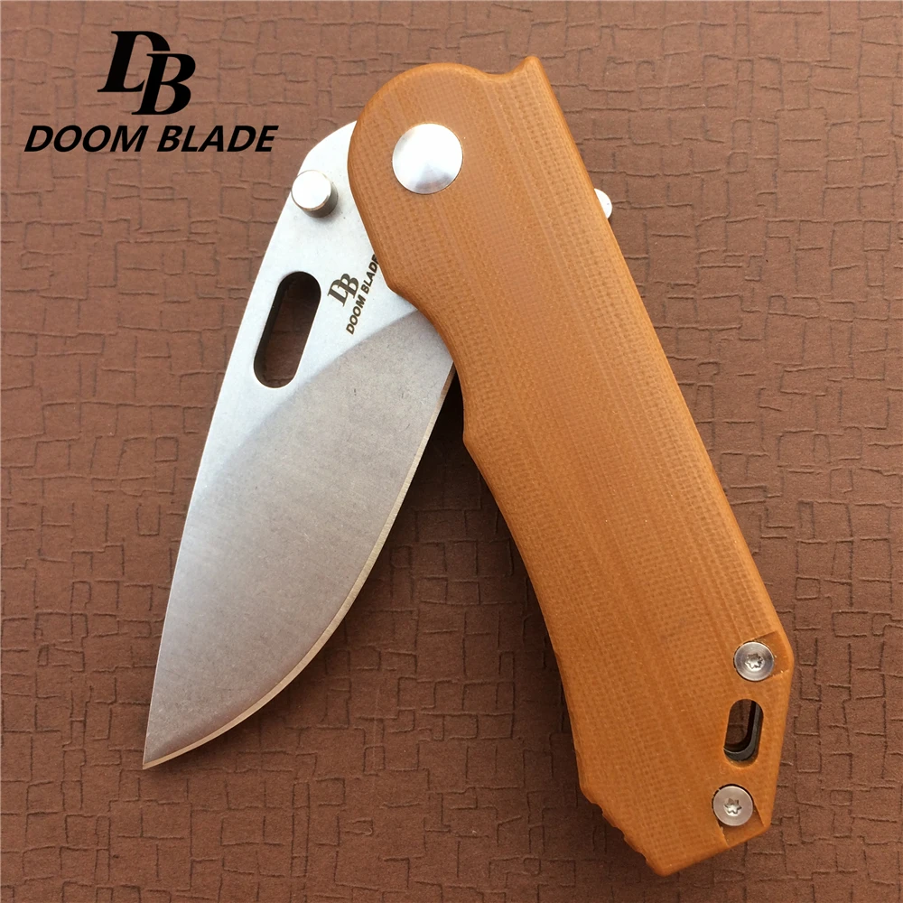 12 шт./лот 7 9 &quot60 61HRC G10 Ручка шарикоподшипник складной нож инструмент для