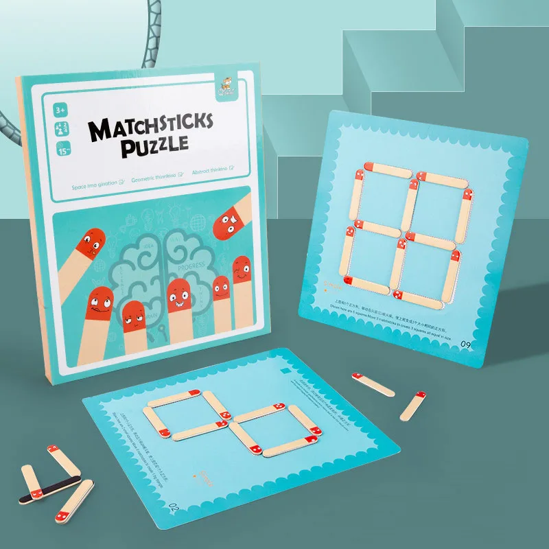 

Детский деревянный пазл Монтессори, магнитное мышление, подходящая игра, математическая логика, обучение, Обучающие вспомогательные игруш...