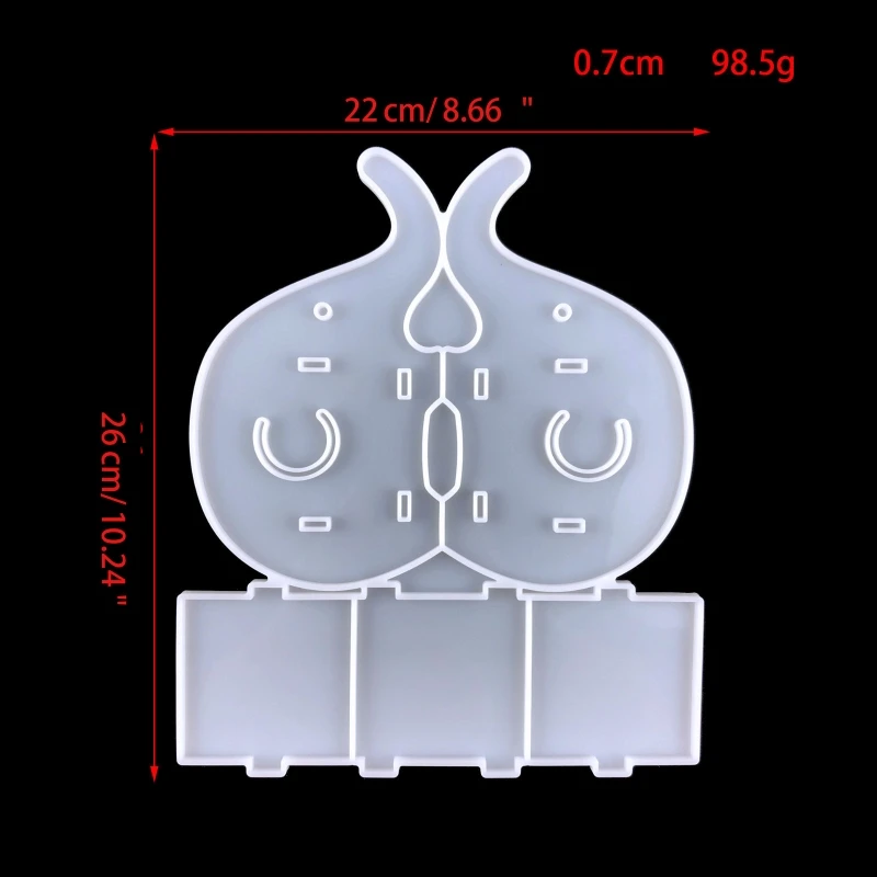 

Elephant Pen Holder Mould Mobile Phone Holder Stand Resin Mold for DIY Crafts
