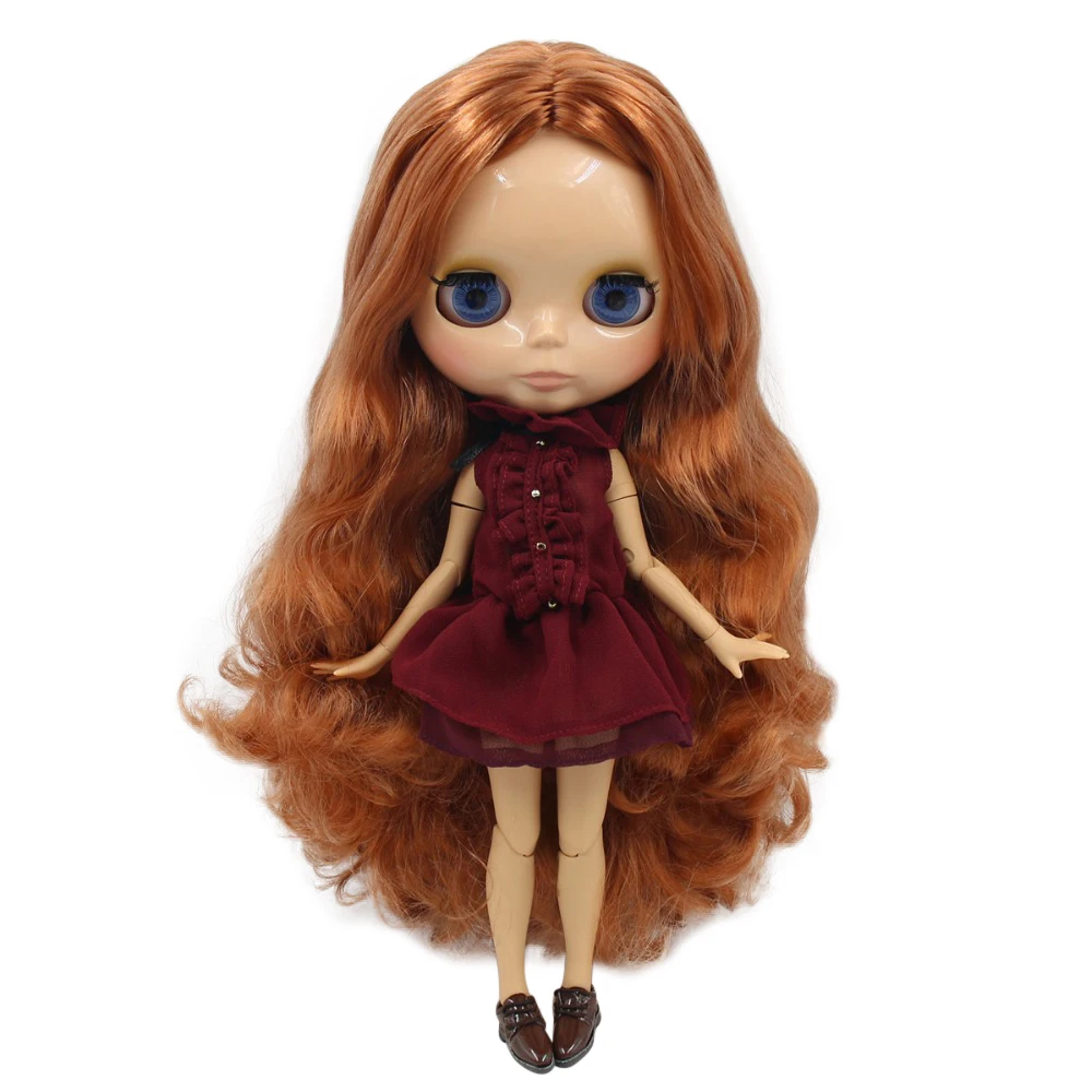 Ледяной DBS Blyth кукла 1/6 bjd загар кожа vermeil длинные волосы сустав тела 30 см игрушка |