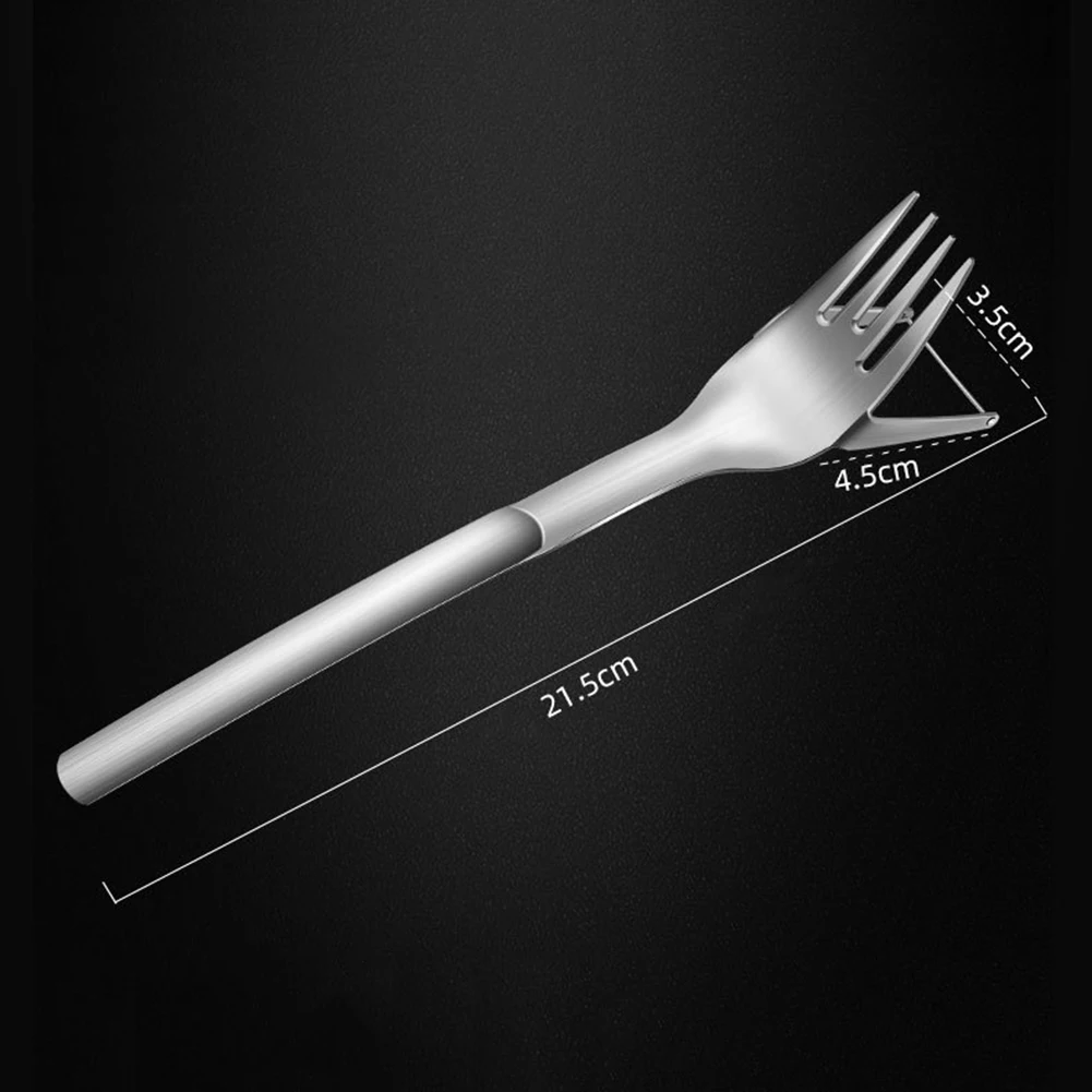 Портативная универсальная вилка для арбуза 2-в-1 лодочка резки фруктов детали