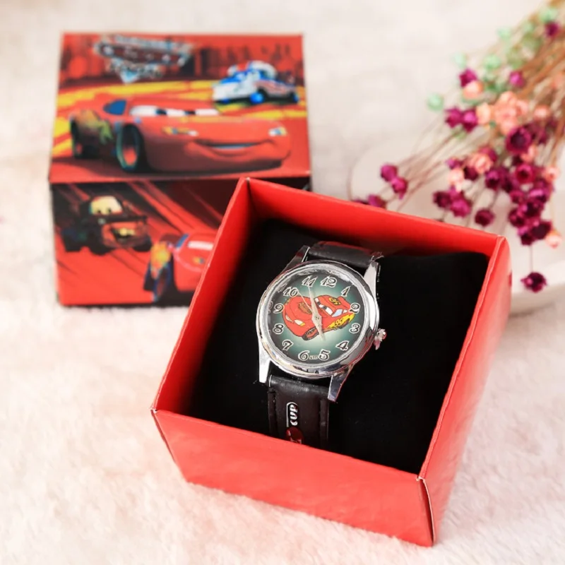 

Disney Cars 2 3 Cartoon Car Children's Watch Fashion Digital Electronic Children Watch Creative Cartoon Student Watch Boy Toys