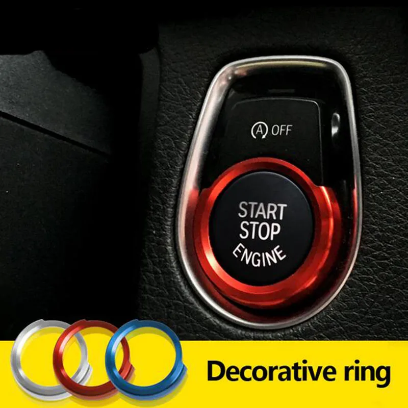 Автомобильный двигатель старт стоп Lgnition кольцо для ключей Декоративные Чехлы