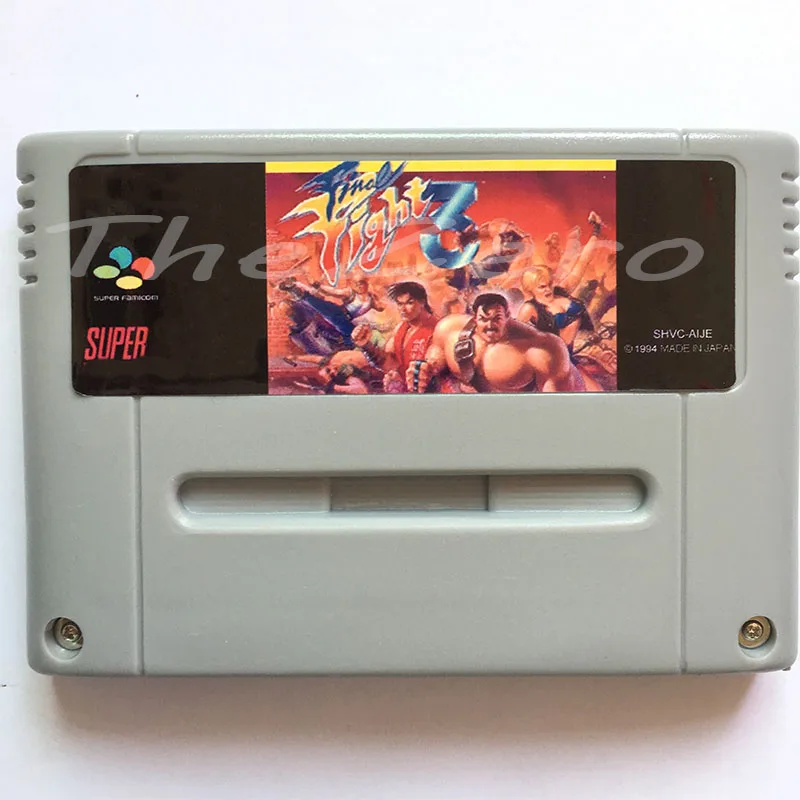 Final Fight 3 видео игры для 16 бит карточки Супер консоль чернильного картриджа 46 pin EUR