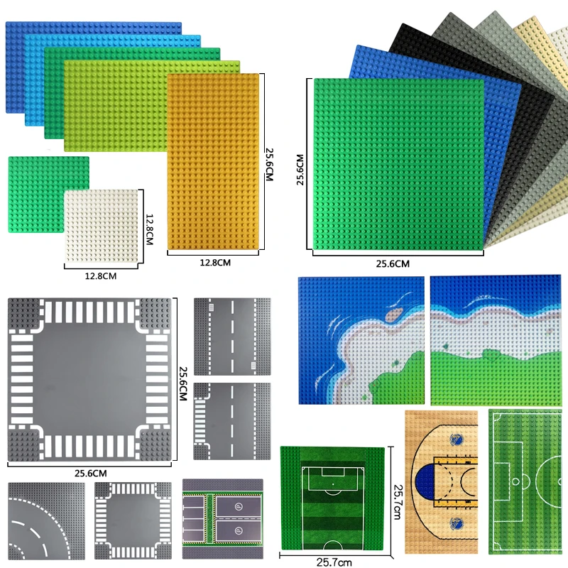 32*32 точки классический мини размер строительные блоки опорная плита город
