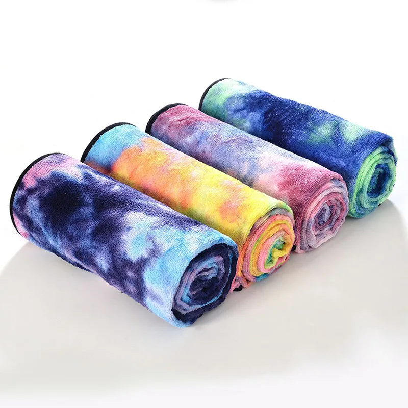 Non-Slip Yoga Mat Cover Towels Yoga Blankets Soft Foldable Microfiber Travel Beach Towel For Gymnastics Pilates Sports Fitness