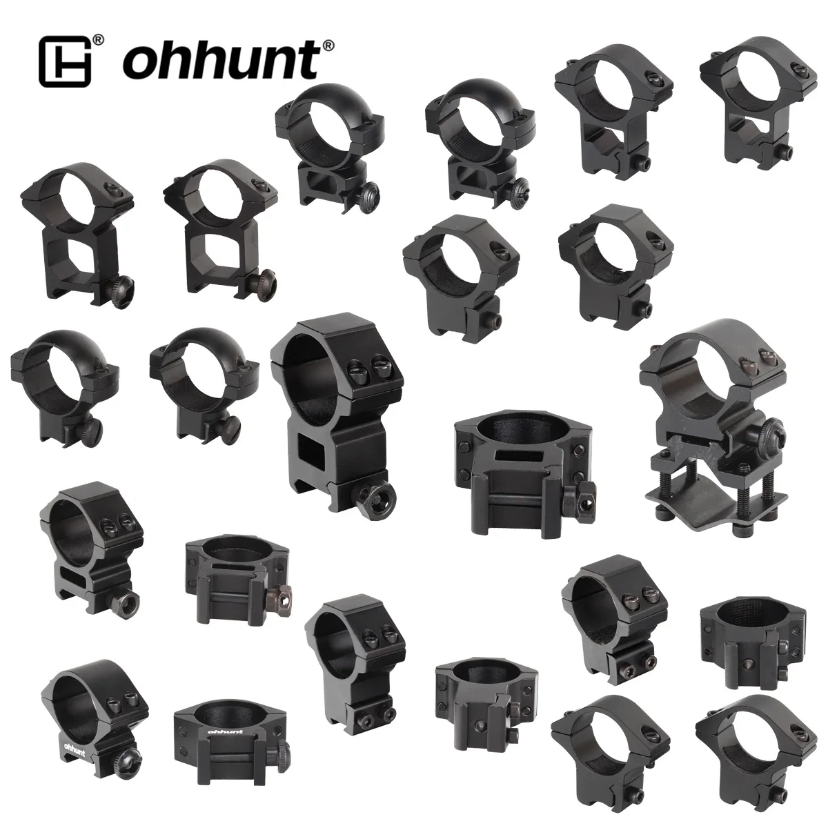 Ohhunt охотничьи кольца для прицела 25 4 мм 30 высокий средний низкий профиль планка