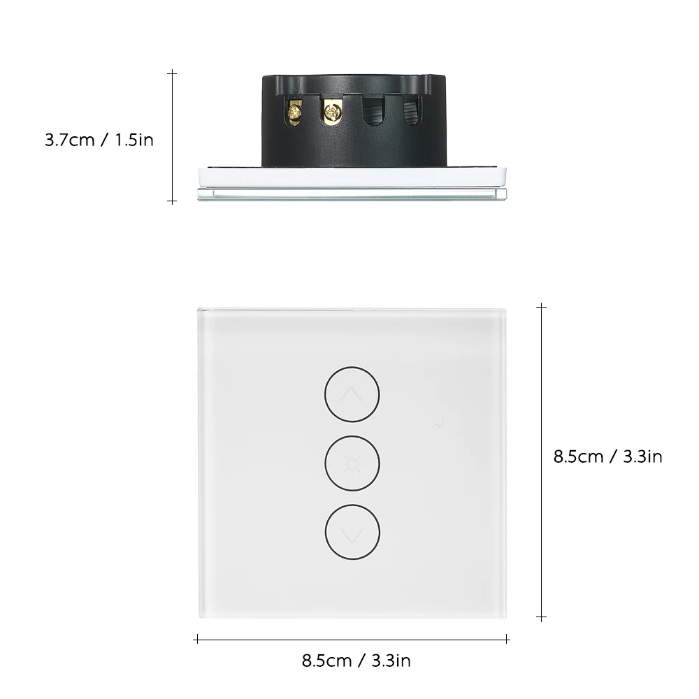 Горячая новинка Smart Touch US/EU стеклянный выключатель света беспроводной Wifi