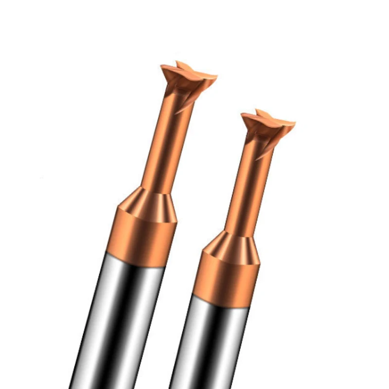 Вольфрамовый кобальтовый сплав четыре лезвия Карбид нож ласточкин хвост 45 60