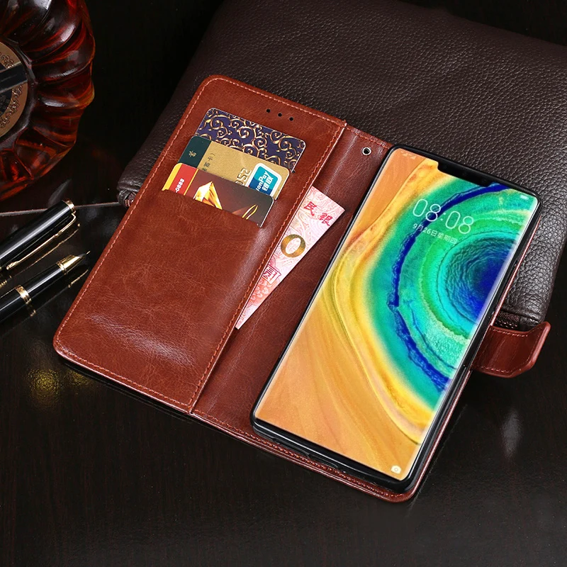 Чехол для Huawei Mate 30 Pro 5G 6 53 дюймов Магнитный Флип кожаный чехол с узором Crazy Horse RS