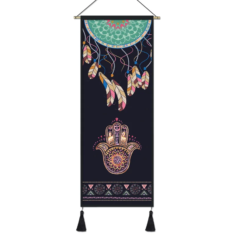 

Handmade Nordic Tapestry Cotton Vintage Living Room Decoration Wall Bohemian Decor Tapestry Tapisserie Home Textile DB60GT