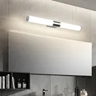 Современная простая акриловая настенная лампа для ванной, кабинета, зеркала для макияжа светодиодный Светодиодная трубка для гостиной, туалета, комнатное бра, светильник