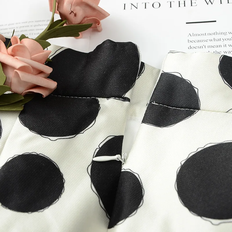 Элегантная Офисная Женская юбка в стиле ретро с высокой талией трапециевидная