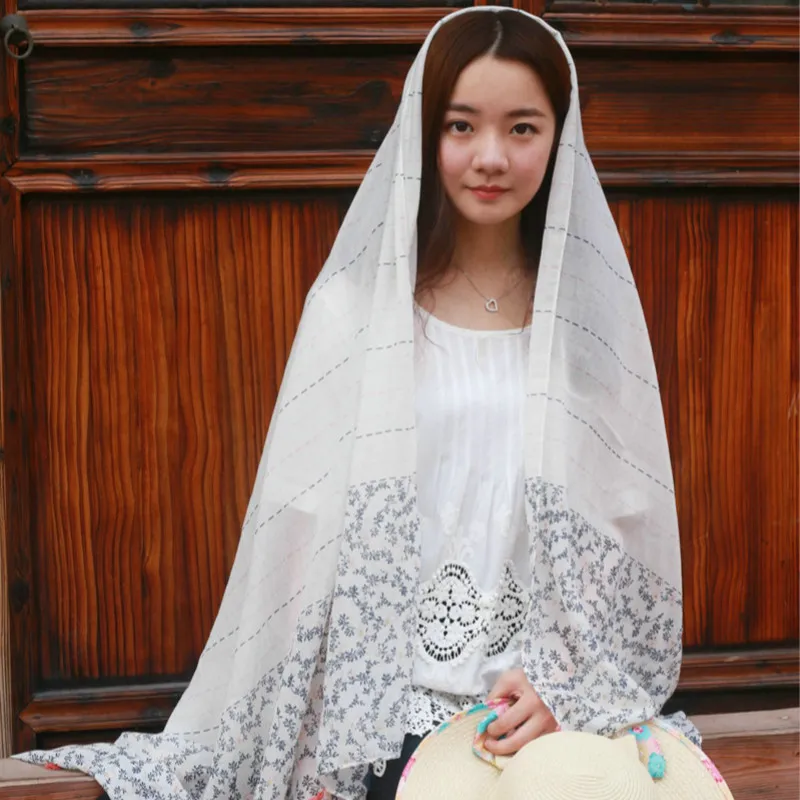 

Spring and autumn new foreign trade Korea original single national fashion Bohemian color matching flower scarf tourism shawl