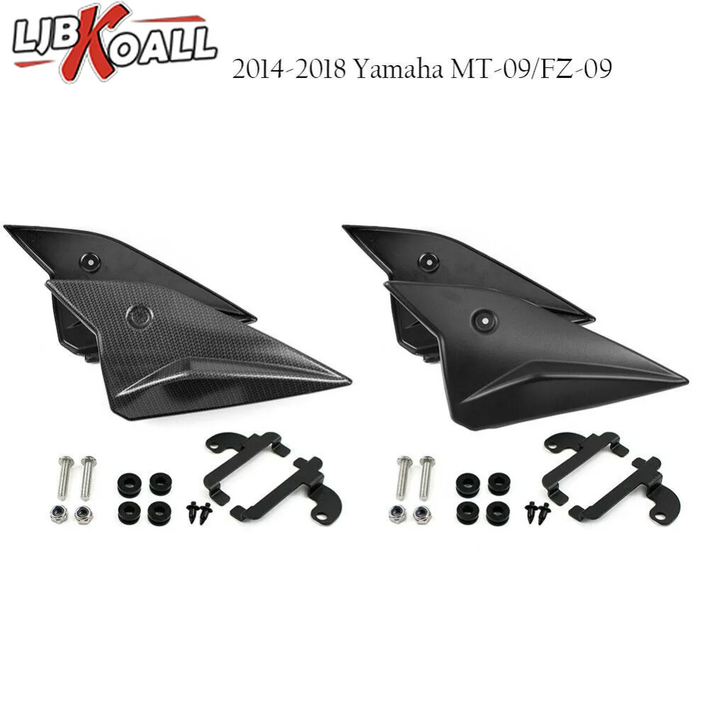 MT 09 MT09 мотоциклетные боковые панели крышка обтекателя Cowling Plate Чехлы для Yamaha MT-09 FZ 09 черный