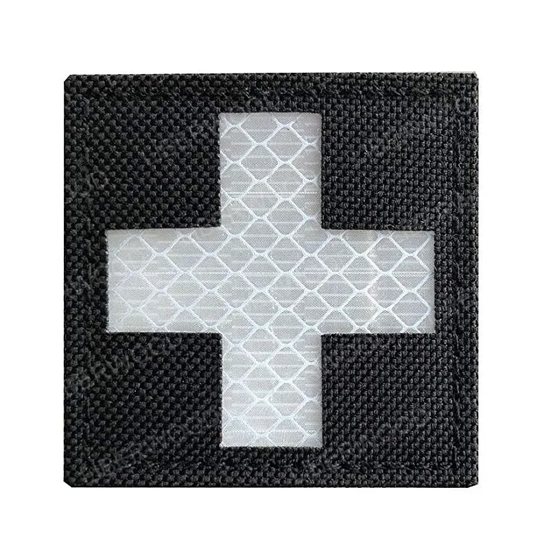 Светоотражающий медицинский EMT Star of Life многоцветный спасательный IR Chapter армейский значок крест тактический боевой аппликация эмблем обруч и петля - Цвет: 10