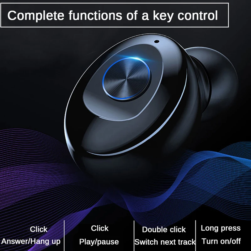 Новые беспроводные наушники Bluetooth TWS светодиодный дисплей с внешним