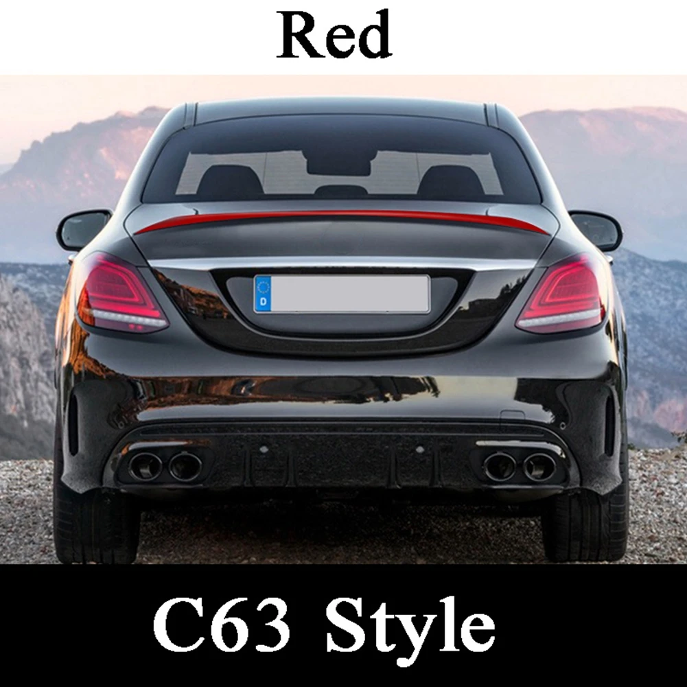 Авто гоночный задний спойлер багажника активный крыло губы для Mercedes-Benz C-Class 2019 |