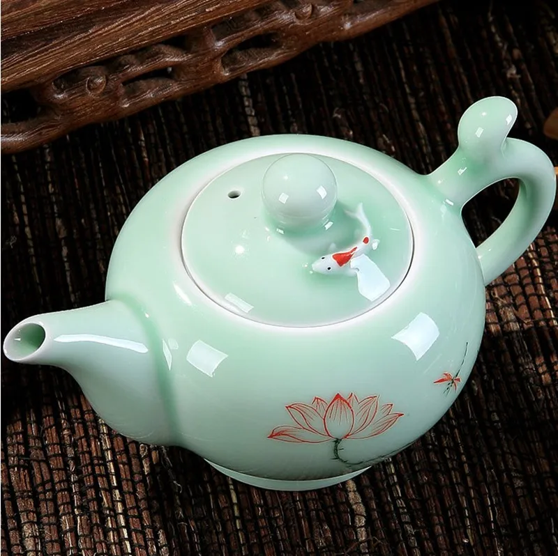 Чайный сервиз Longquan Celadon чайный 220 мл фарфоровая чайная чашка Кунг фу ручная