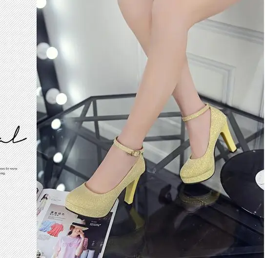 

10.5cm Work Shoes Women Black Pumps 2020 Spring Casual Shoes Female High Heels White/red Weding Shoes 34 40 Plus Size Pumps