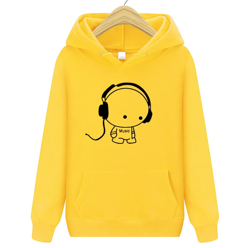 Женская толстовка с длинным рукавом толстовки принтом свободная капюшоном