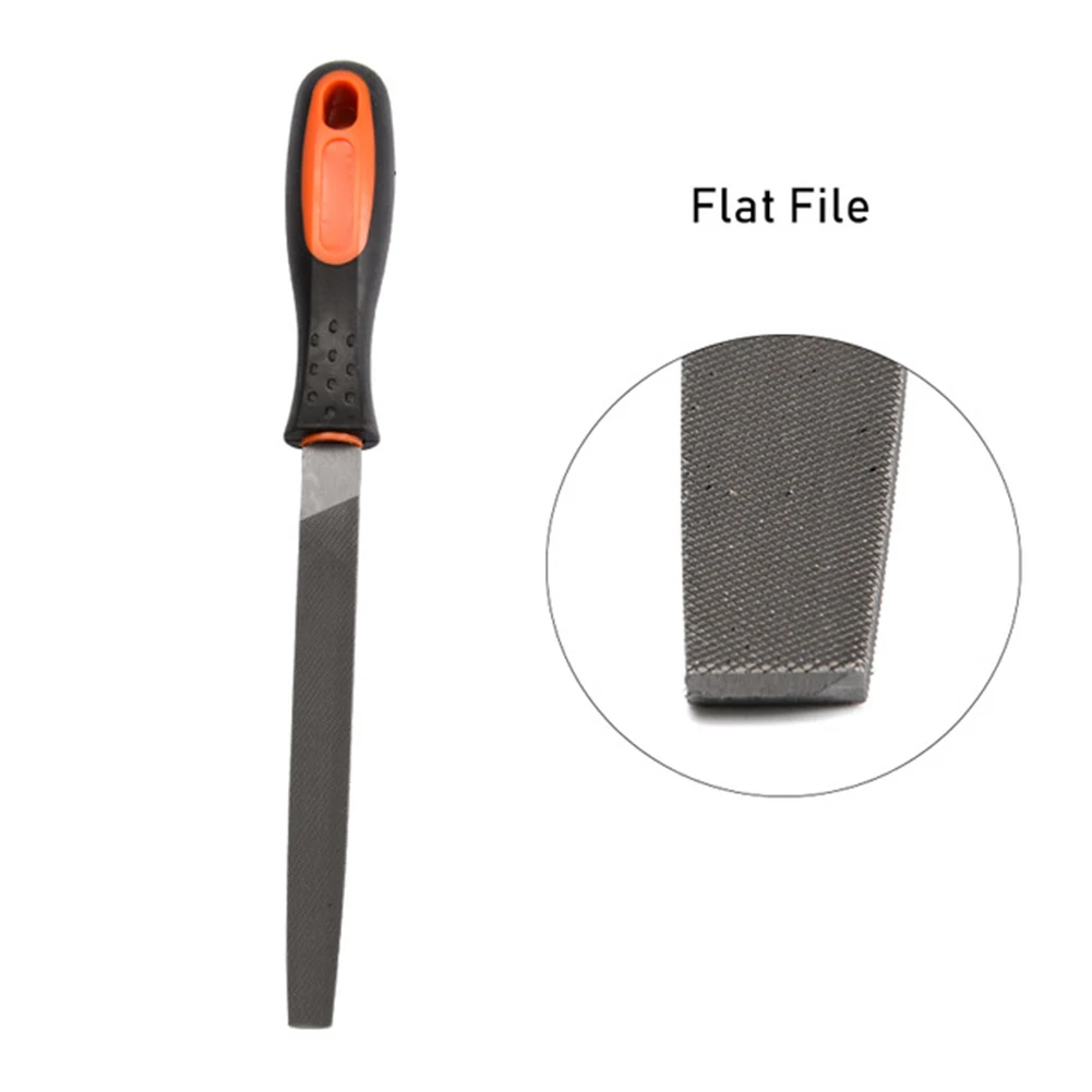 

150mm Metal Files Needle File For Metalworking Hand Tool Rubber Grip Handle