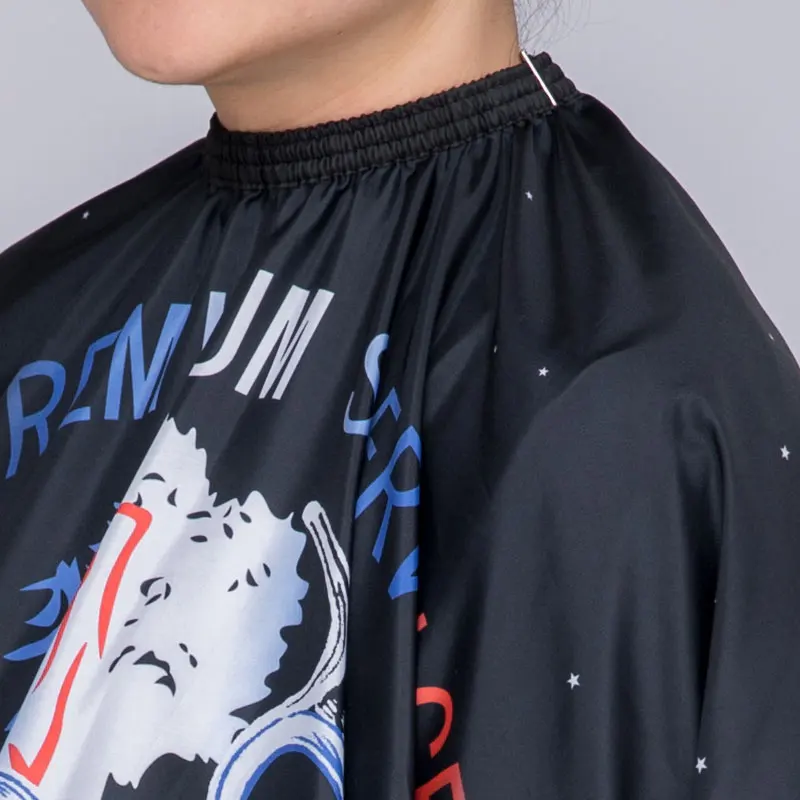 Покрывало для парикмахера салона барбера на одну персону 140*160 см, водонепроницаемая ткань, накидка-халат для стрижки волос.