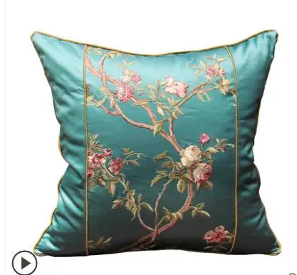 Новый китайский Диван из красного дерева с вышивкой большая наволочка для