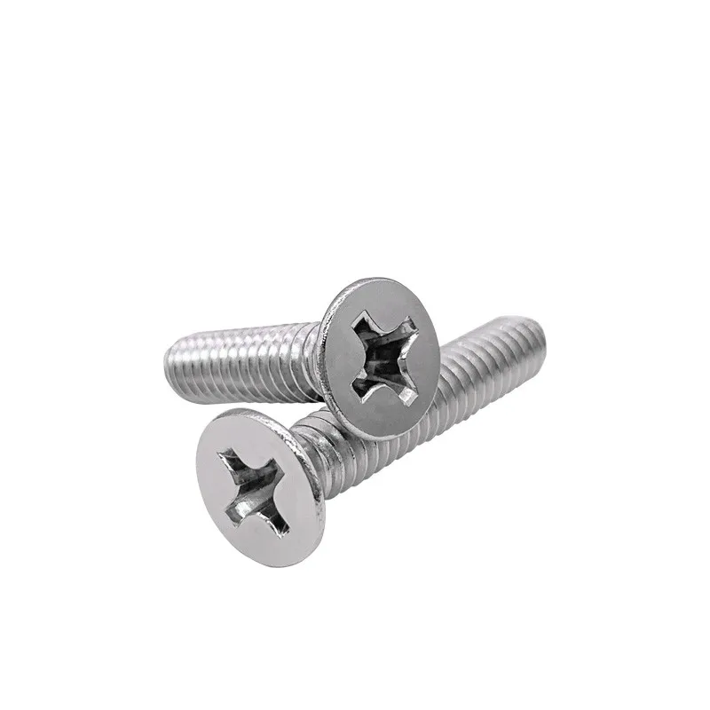 Практичные винты с плоской головкой Phillips серии A2 из нержавеющей стали 20 шт./лот 6 #