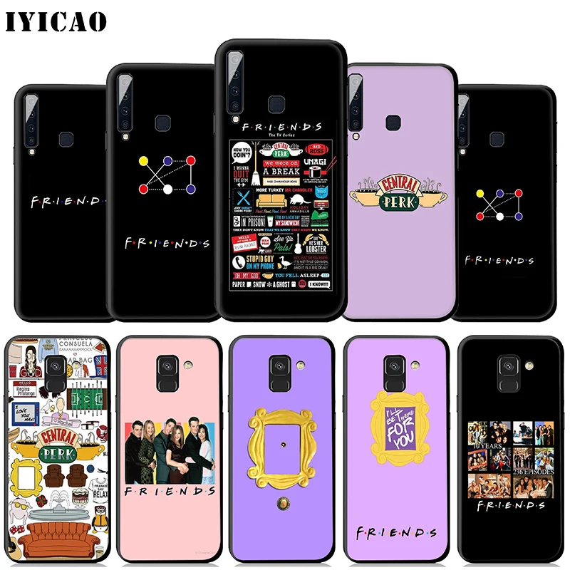 IYICAO друзей ТВ показывает мягкий чехол для samsung Galaxy A50 A60 A70 A40 A30 A20 A10 M10 M20 M30 M40